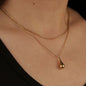 Minimalistic Teardrop Layered Necklace