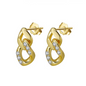 Chain Link Earrings Gold Plated